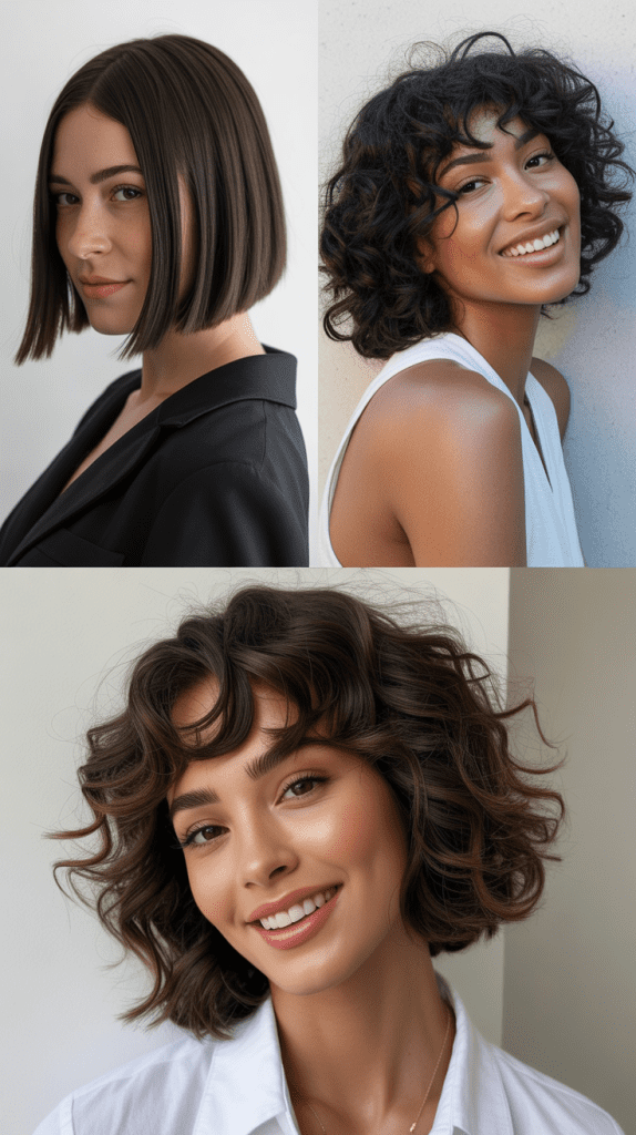  Straight Textured LOB With Baby Bangs