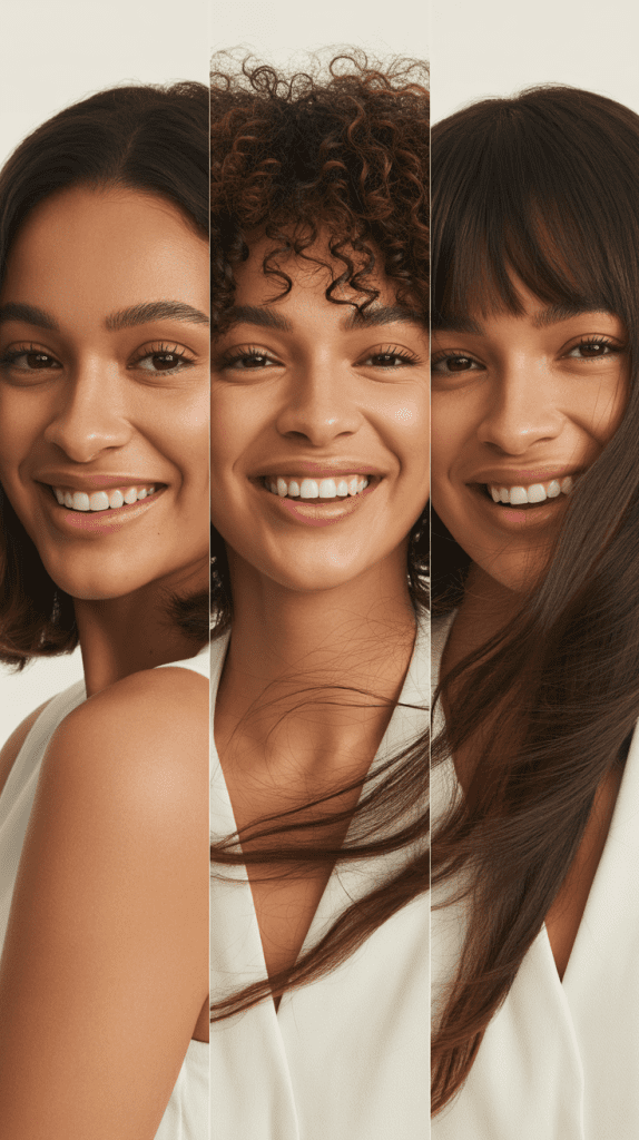 Asymmetrical Bangs With Extreme Length