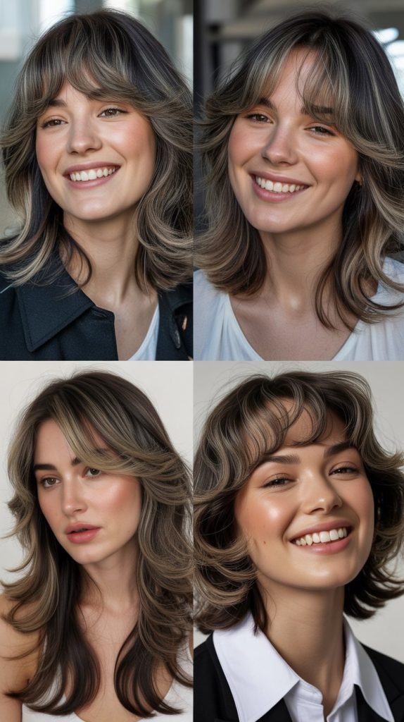  See-Through Bangs With Korean-Inspired Layers