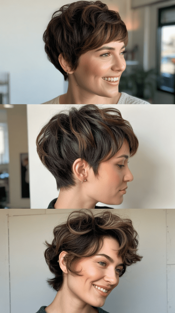 Voluminous Crown Bixie