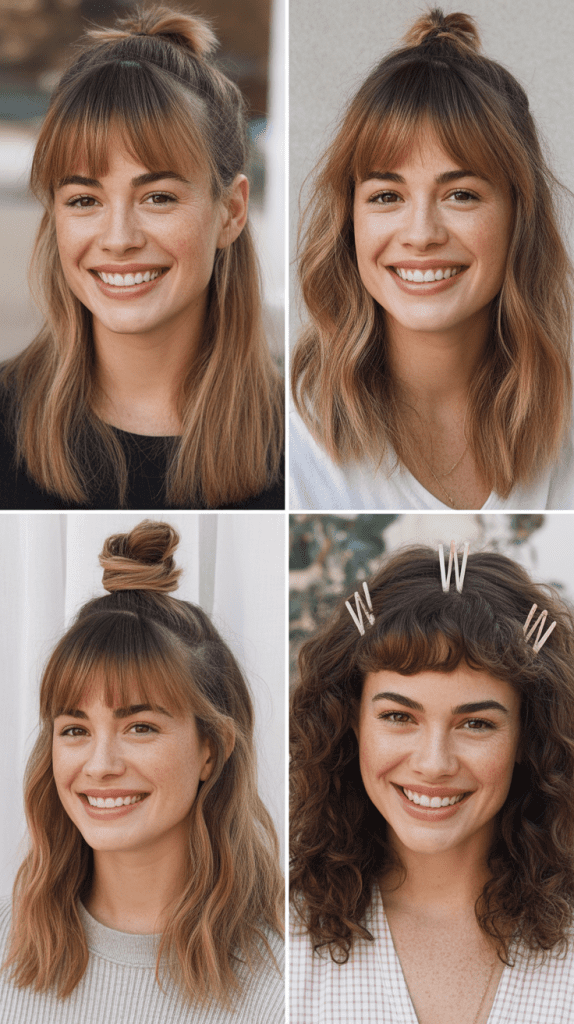 The Classic Half-Up Half-Down Style