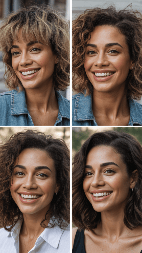 Textured Fringe With Face-Framing Money Pieces