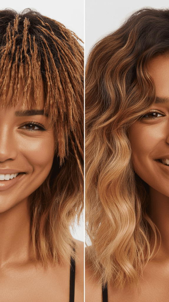 Straight Fringe With V-Cut Back