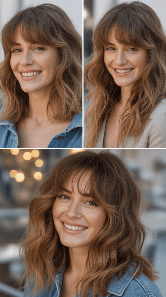 Bardot Bangs With Bohemian Waves