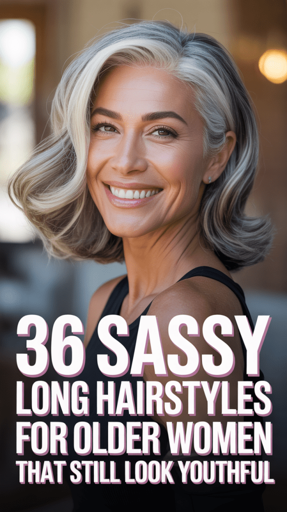 Sassy Long Hairstyles for Older Women That Still Look Youthful
