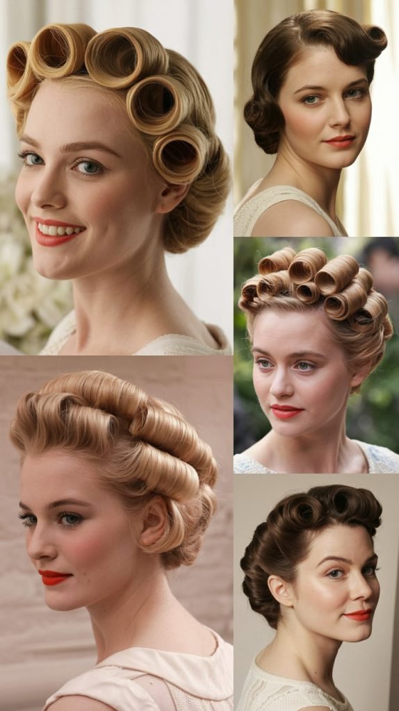 Vintage Roll Updo