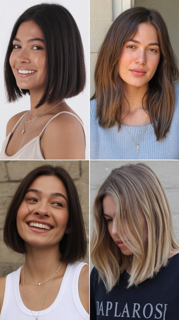 . Blowout-Style Long Bob