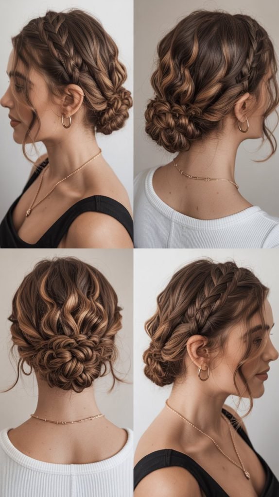 Braided Low Bun