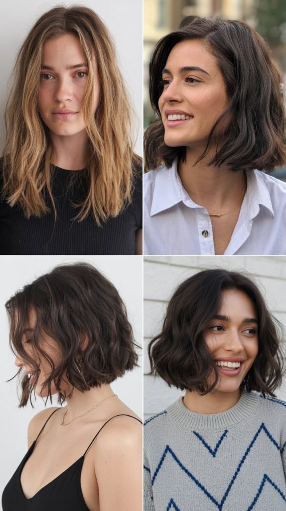 Choppy Long Bob
