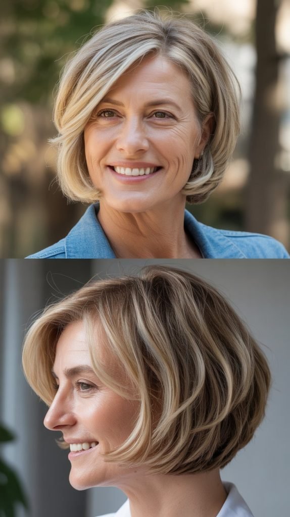 Classic Bob with Subtle Layers