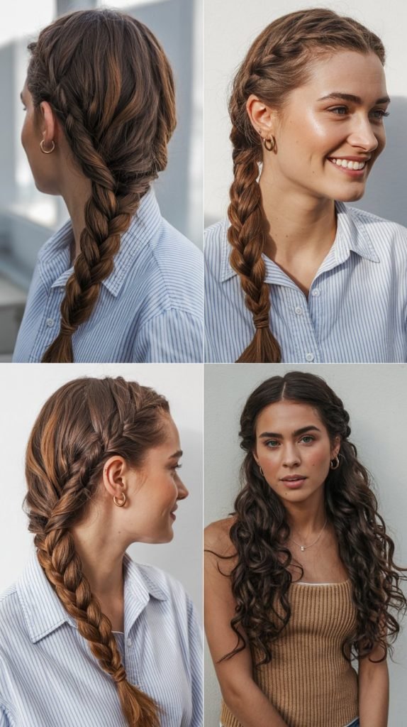 Classic Three-Strand Side Braid