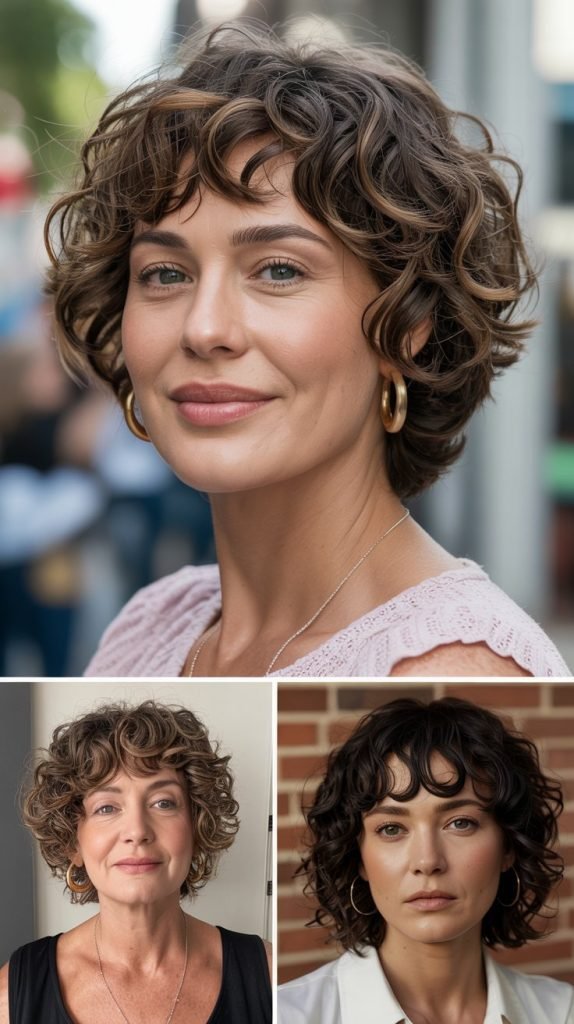 Curly Fringe with Texture