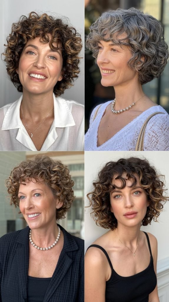 Defined Ringlet Curls with Middle Part