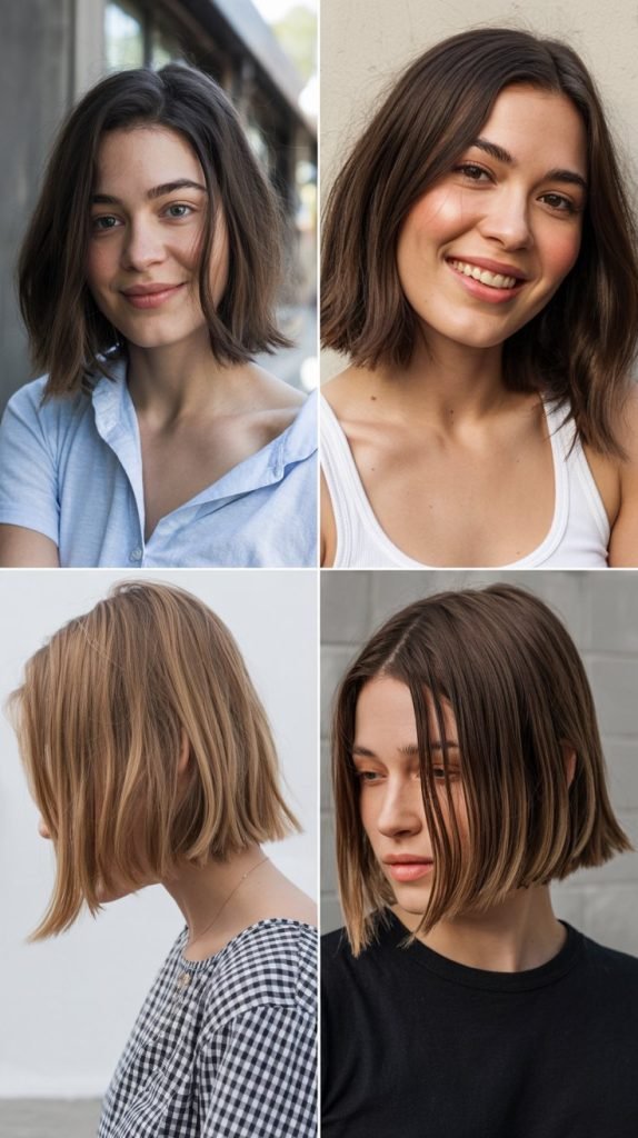 Effortless Air-Dried Long Bob