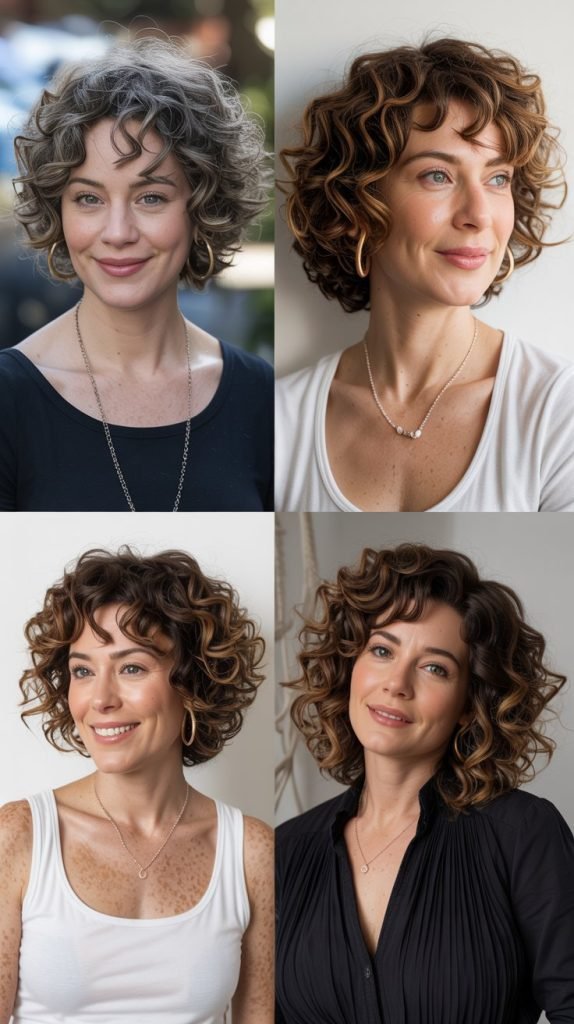 Graduated Curly Layers