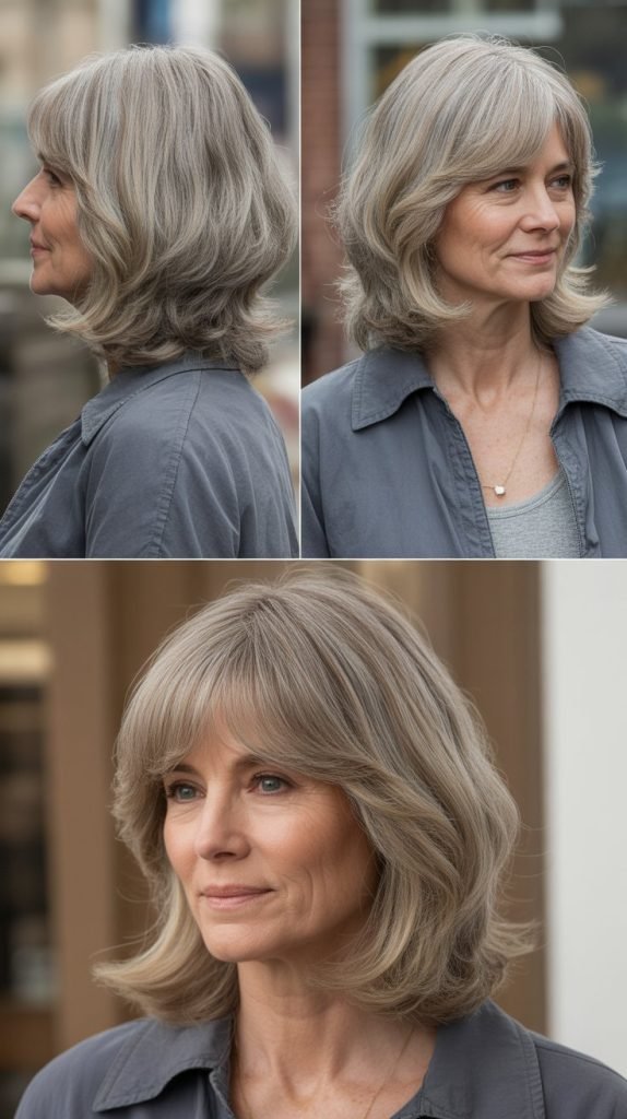 34 Youthful Hairstyles for Women Over 60 with Fine Medium Hair