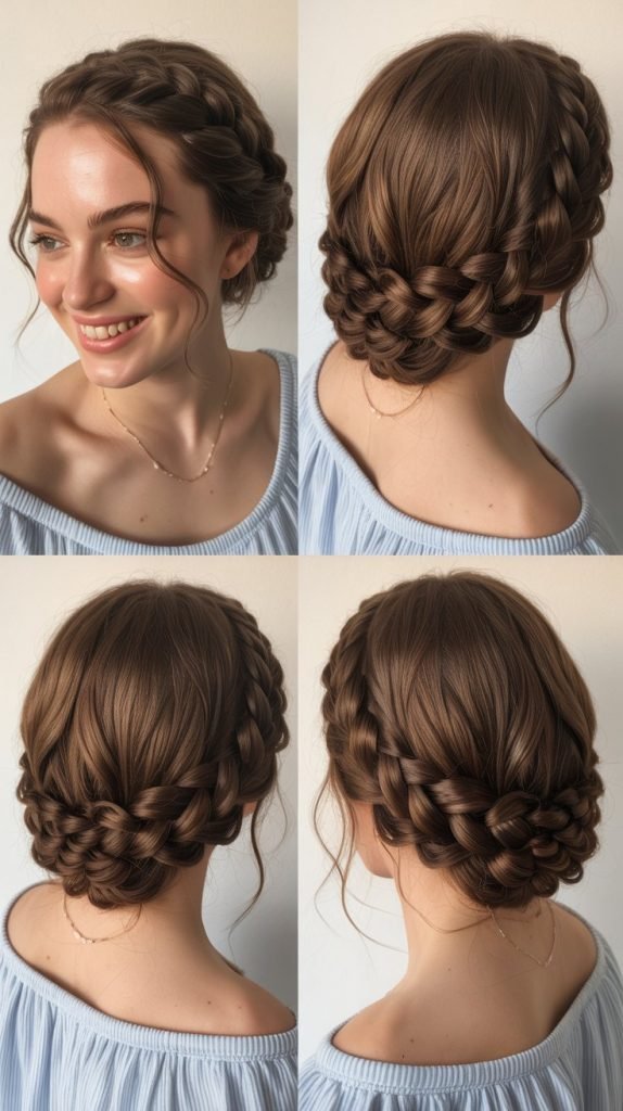 Infinity Braid Updo