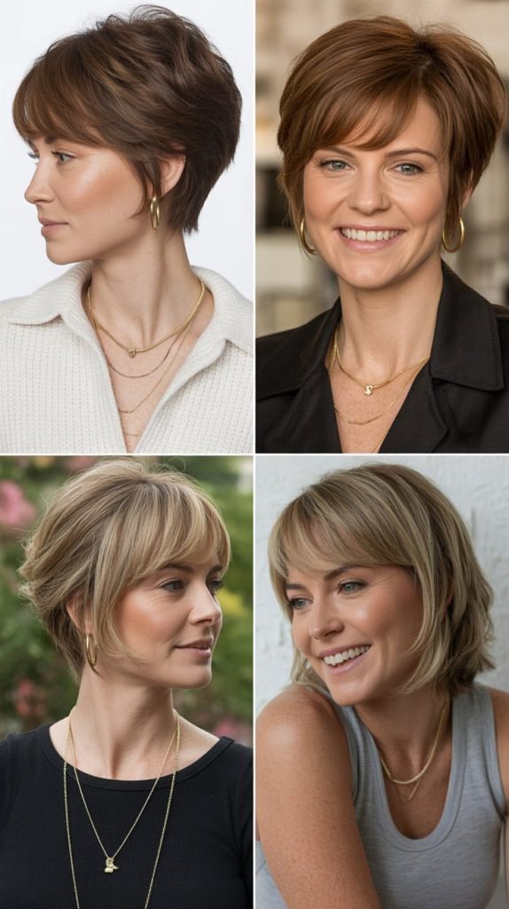 Layered Crop with Side Fringe