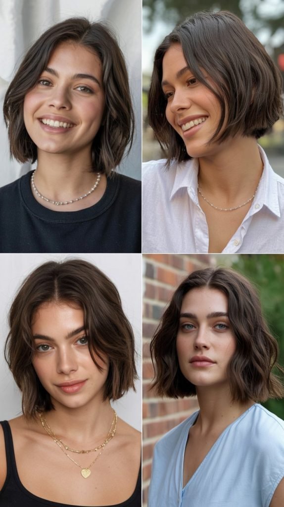 Layered Long Bob with Face-Framing Pieces