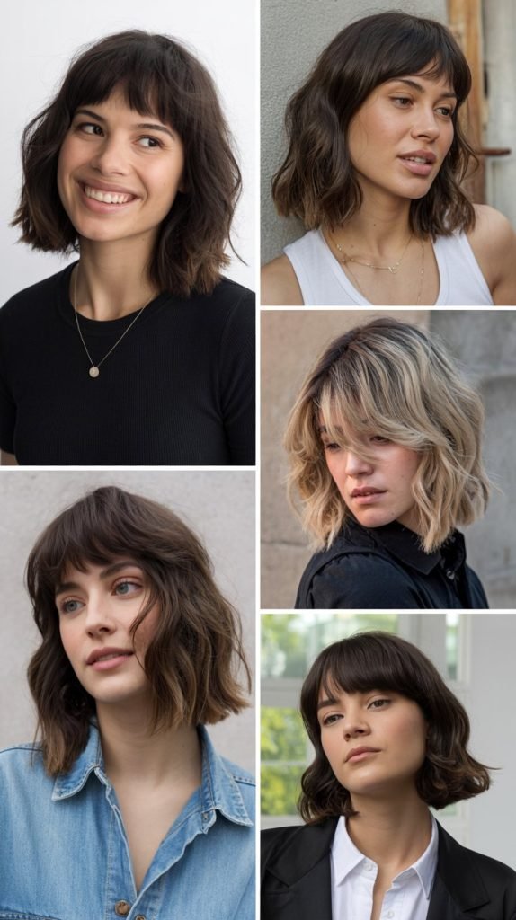 Long Bob with Micro Bangs