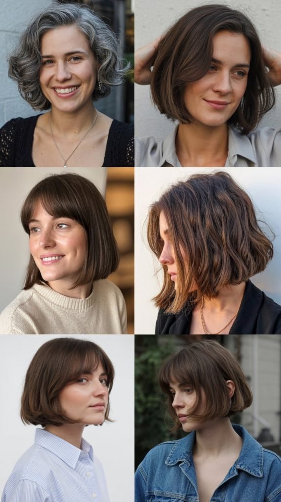 Long Bob with Natural Gray