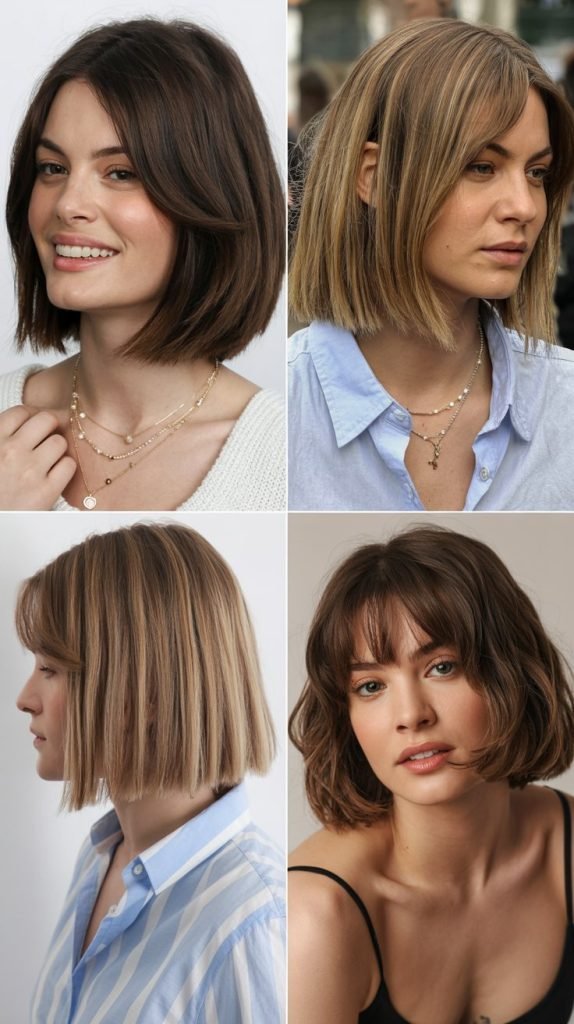 Long Bob with Side Bangs