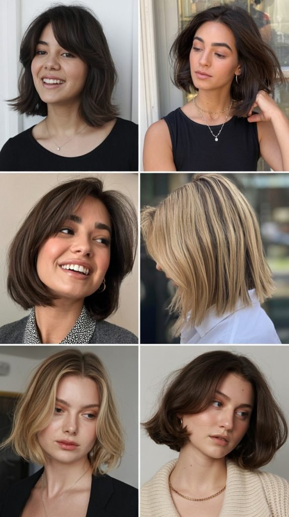 Long Bob with Volume at Crown