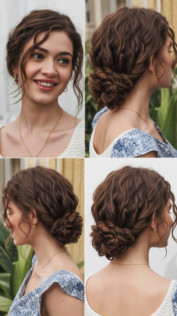 Low Twisted Updo