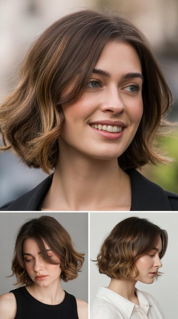 Medium Bob with Long Side Bangs