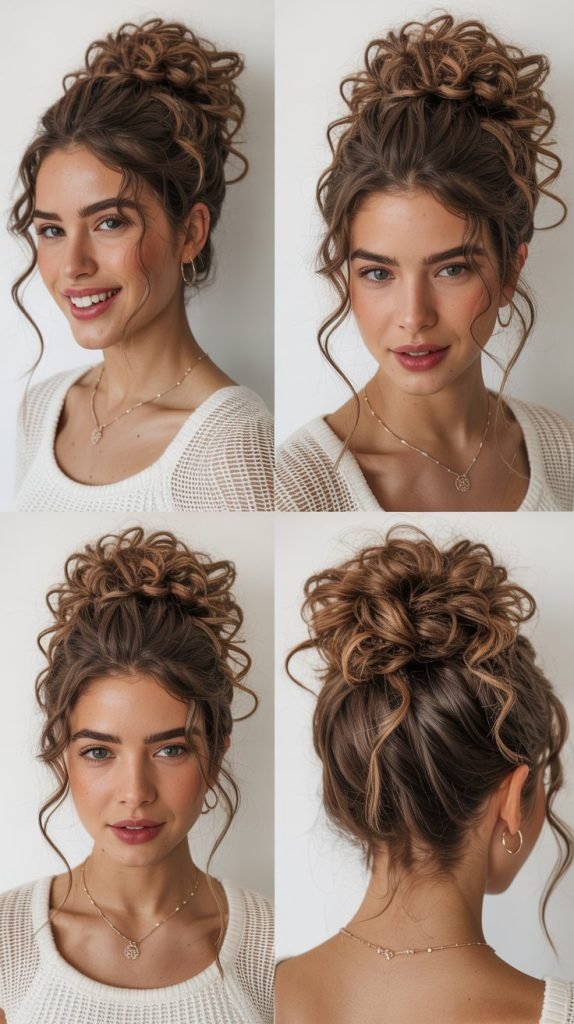 Messy High Bun