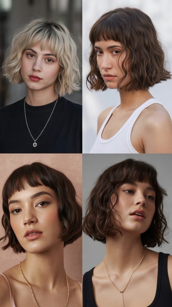 Precision Cut Bob with Micro Bangs