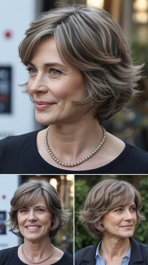 Choppy Chin-Length Layers