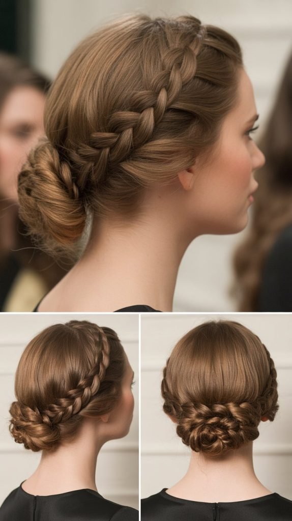 Hidden Braid Updo
