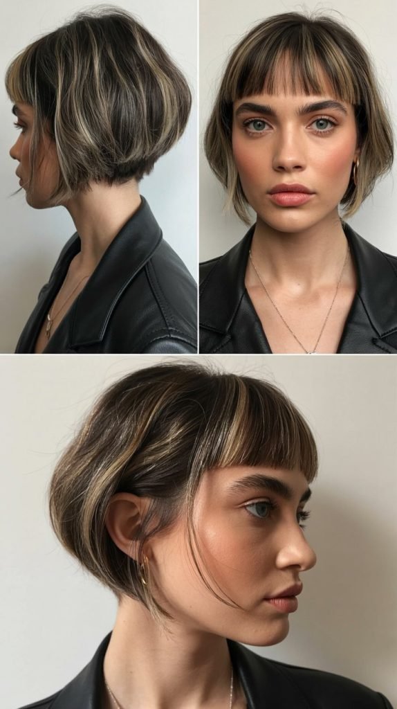 14. Graduated Bob with Micro Fringe