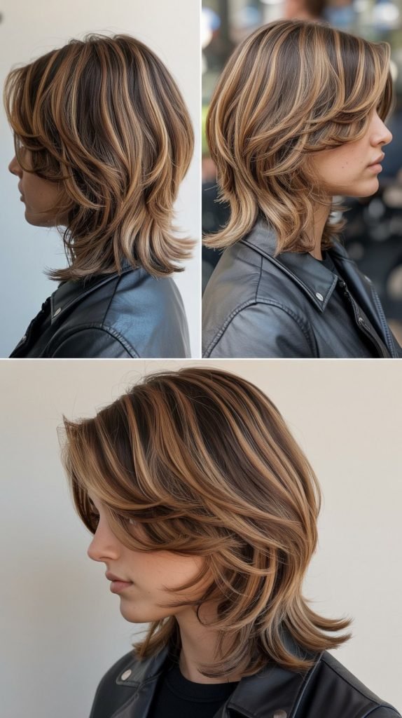  Layered Cut With Ombré Color