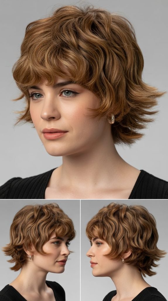 Medium Shag with Micro Bangs