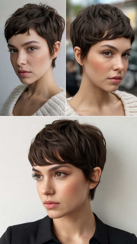 Pixie with Textured Fringe