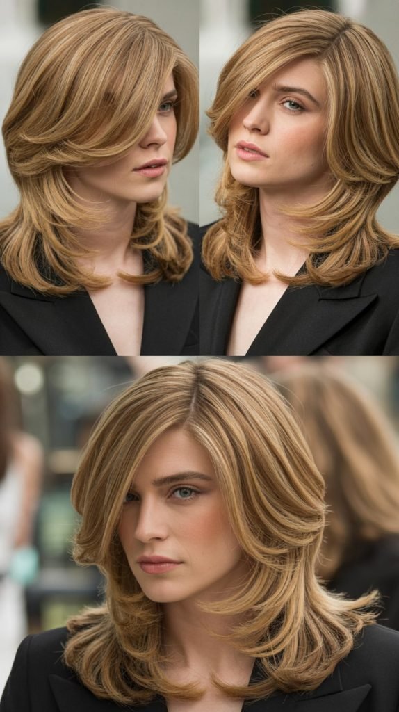  Layered Bob With Angled Front