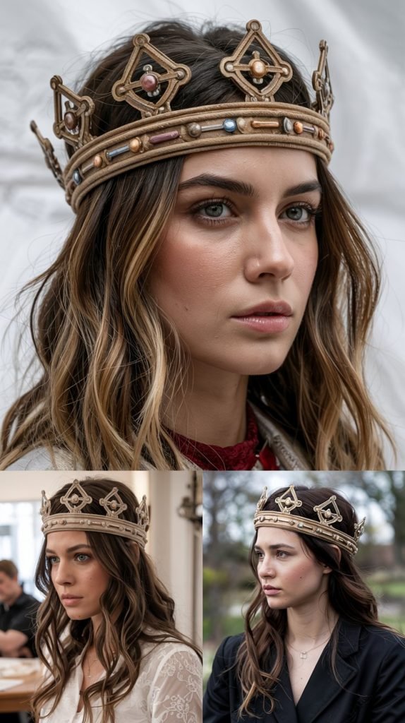 . Heavily Layered Crown with Face-Framing