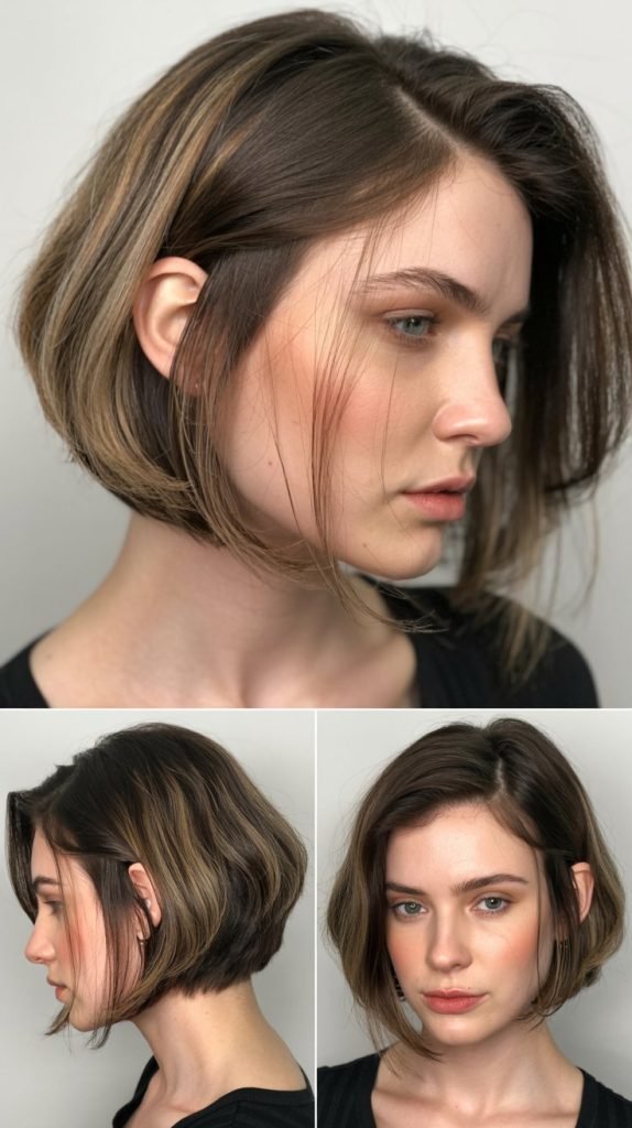 Inverted Bob with Stacked Layers