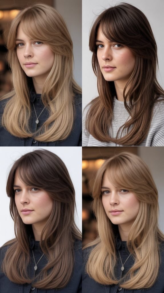 Layered Side Bangs