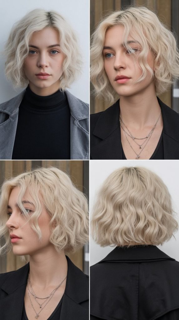  Soft Layered Bob for Feminine Grace