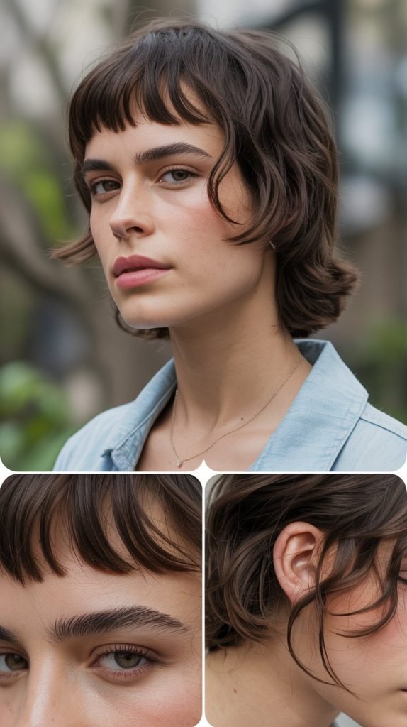  Razored Bangs With Shattered Ends