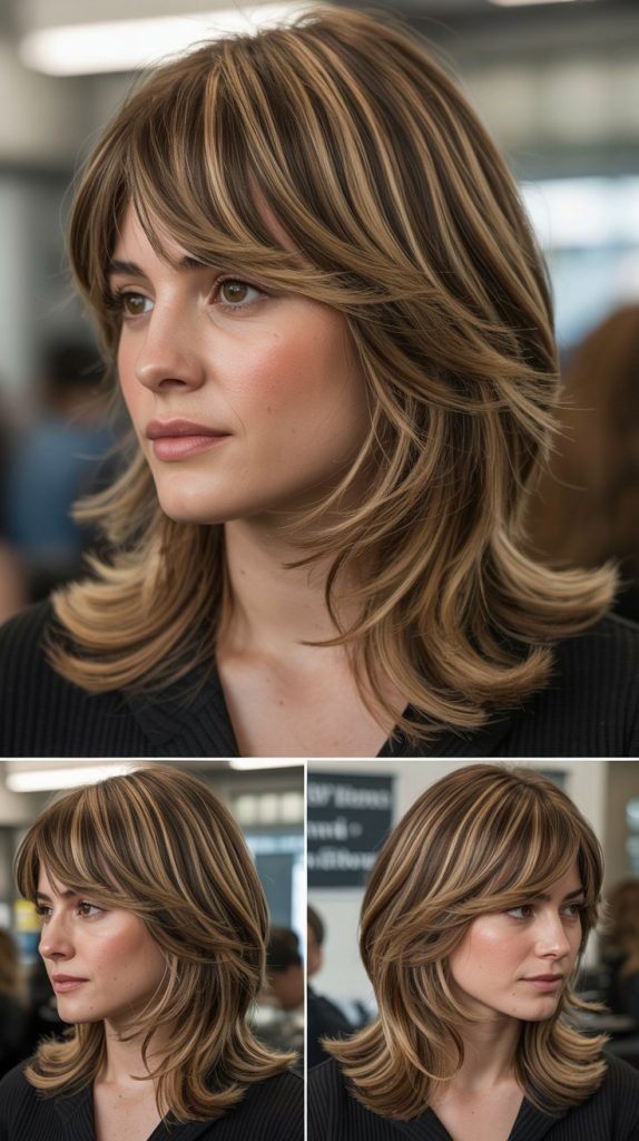  Layered Fringe With Dimensional Highlights