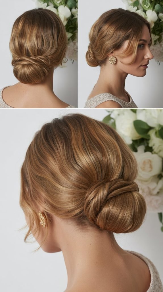 Wrapped Low Bun