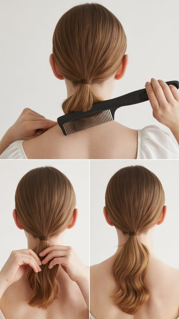 Sleek Low Ponytail