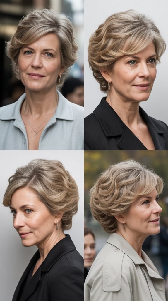  Sophisticated Updo with Volume