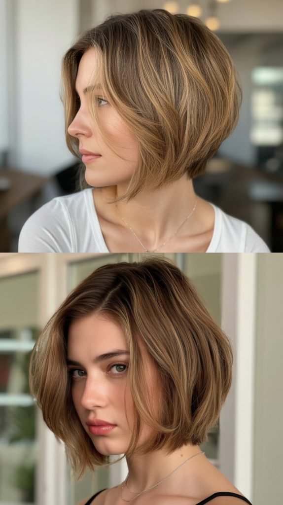  Heavily Layered Bob with Maximum Movement