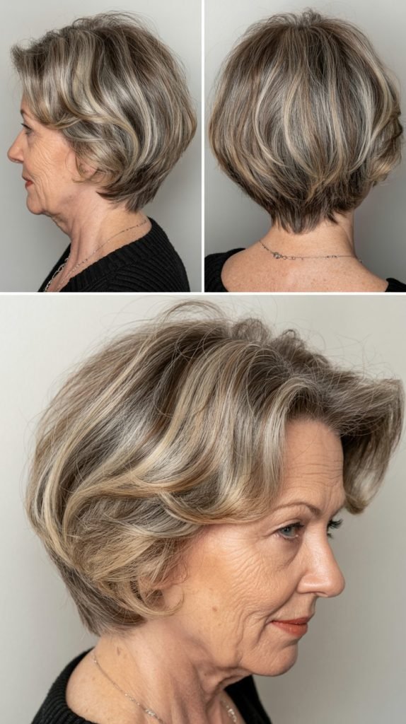  Bob with Textured Nape