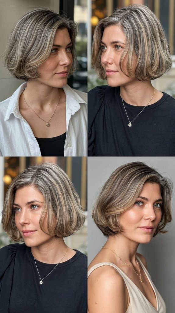 . Chin-Length A-Line Bob